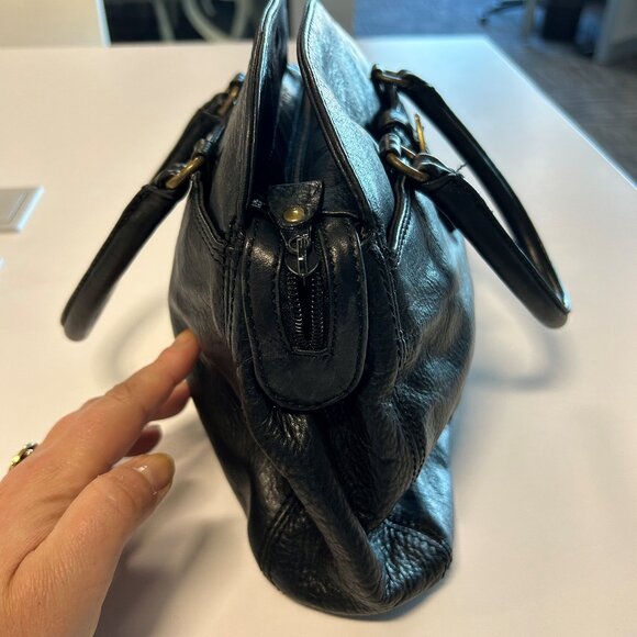 Etienne Aigner Soft Leather Small Top Handle Purse 9" tall x 12" wide x 3" deep - Picture 8 of 10